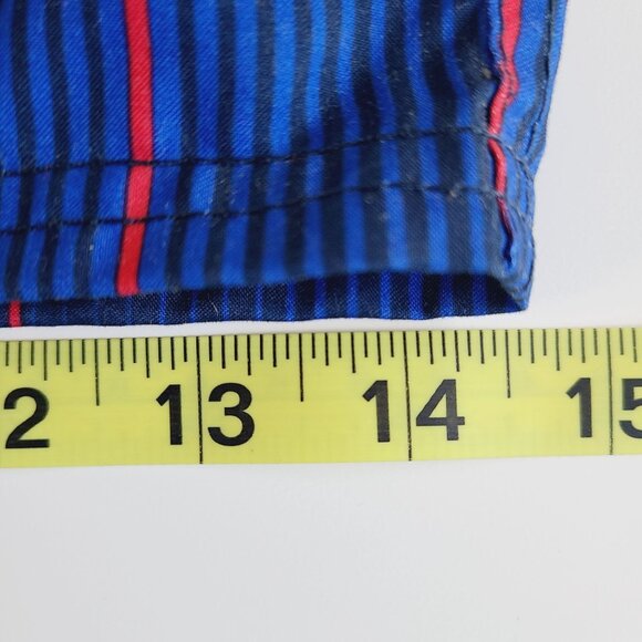 Op Men's 3XL Blue Plaid Swim Trunks With Pockets & Mesh Lining - Picture 8 of 8